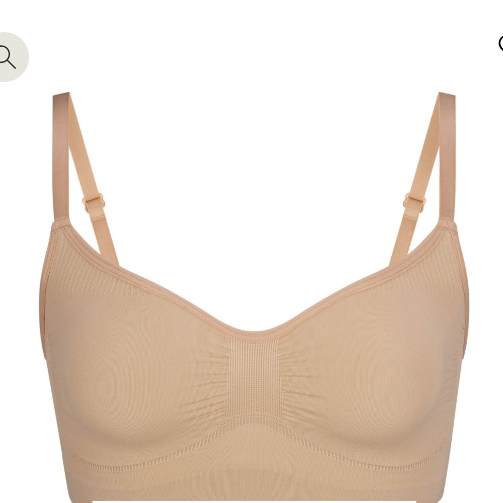 SKIMS Seamless Sculpting Bralette - SKIMS Bra in Nude - Picture 3 of 4